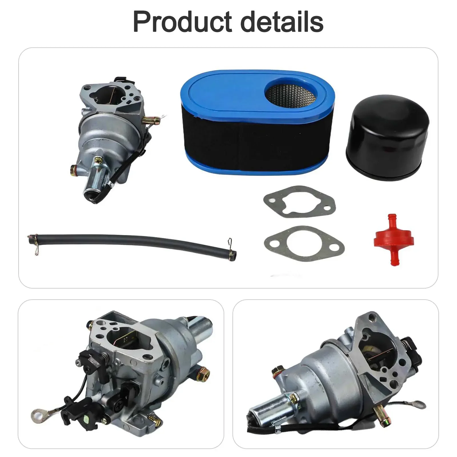 All in One Carburetor Kit for Craftsman Lawn Tractors Comes with Oil Air and Fuel Filters for Easy Maintenance