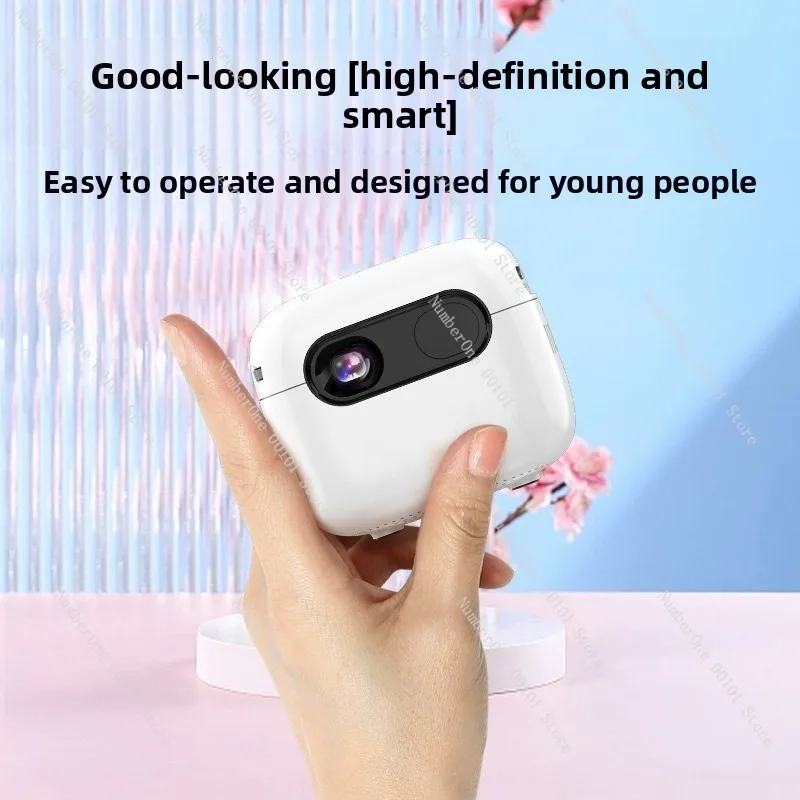 Portable DLP Car Projector Mini Handheld Home Theater Movie Player Pocket Size Micro Projection Device Wireless Smartphone