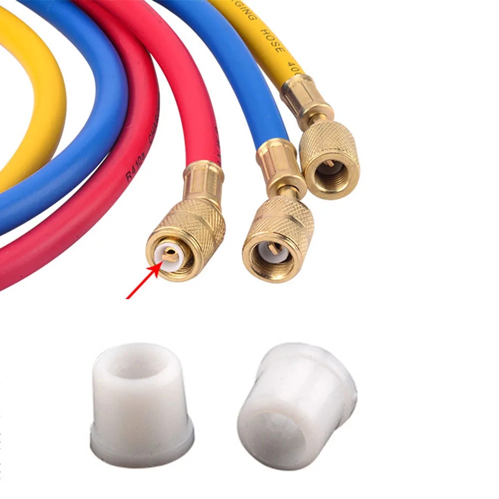 20pcs Air Conditioner Pipe Seal Ring Rubber Tube Refrigeration Pipe Sealing Gasket Valve Pipe Rubber Rings For R410/R22