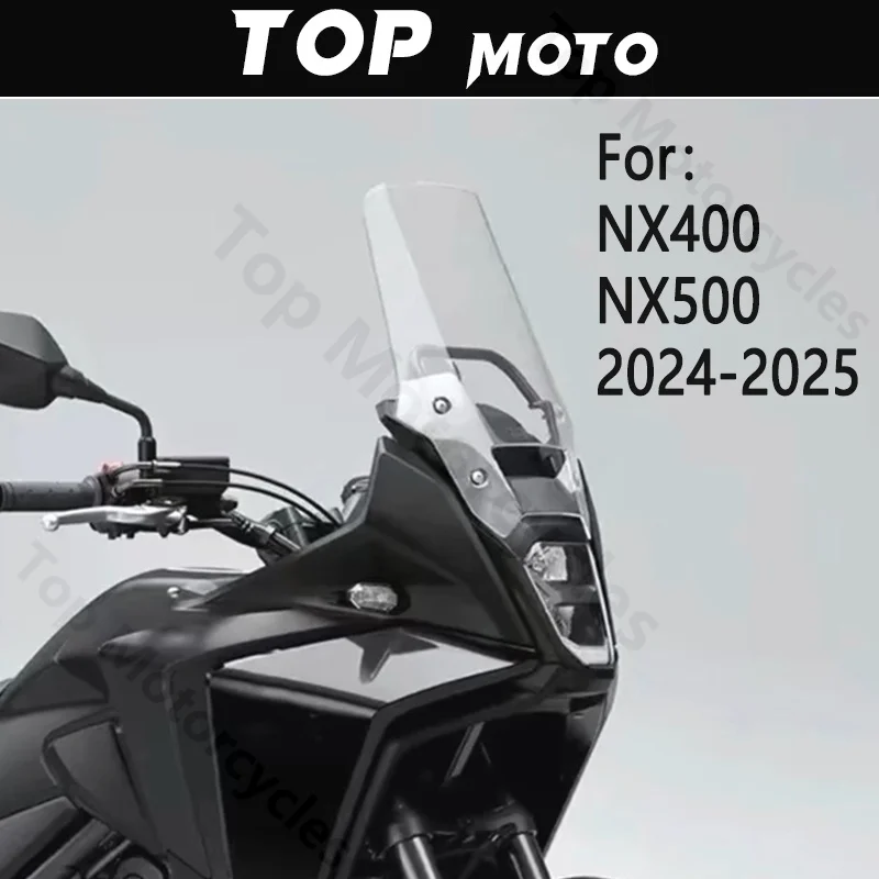 Windshield For Honda NX400 NX500 NX 400 NX 500 2024 2025 Motorcycle Accessories Wind Deflectors WindScreen Viser Visor Gray