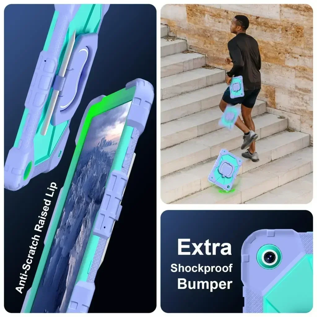 حافظة مضادة للصدمات لهاتف سامسونج جالاكسي تاب A9 8.7 "2023 غطاء A9 Plus 11" SM-X110 X210 X216B A8 10.5 "X200 X205 A7 Lite T220 T225 #3