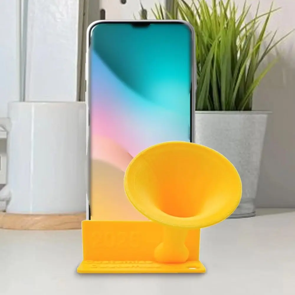 

Funny Phone Speaker Holder Plastic Creative Cellphone Sound Booster Multi-functional Lightweight Desktop Sound Amplifier