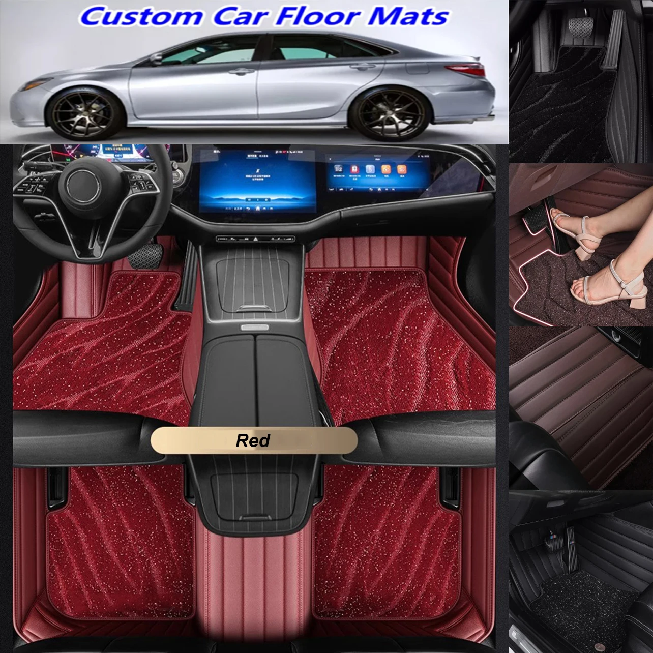 

Double layer 5D Custom Car Floor Mats For Chevrolet Trax Tracker Auto Carpets Foot liners car Accessories