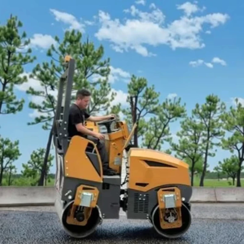 Multi-ton Double Drum Vibratory Road Roller 850kg 1Ton 2Ton 3Ton 4Ton 5Ton 6Ton 8Ton 10Ton 12Ton Mini Asphalt Tire Compactor