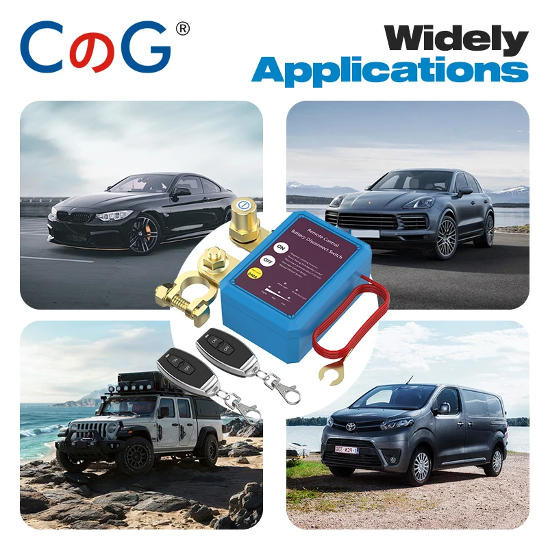 Remote Battery Disconnect Switch Kill Switch 12V 240A Automatic Power Shut Off Switch for Auto Truck Marine RV ATV Boat