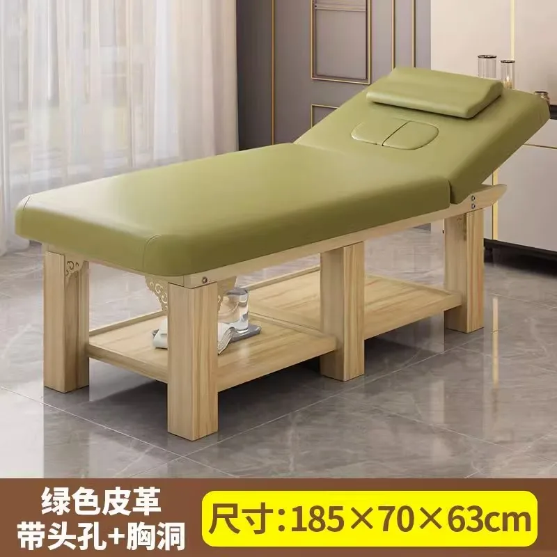 Tattoo Lash Wooden Massage Bed Bathroom Examination Physiotherapy Massage Table Adjust Lettino Estetista Salon Furniture WKMTB