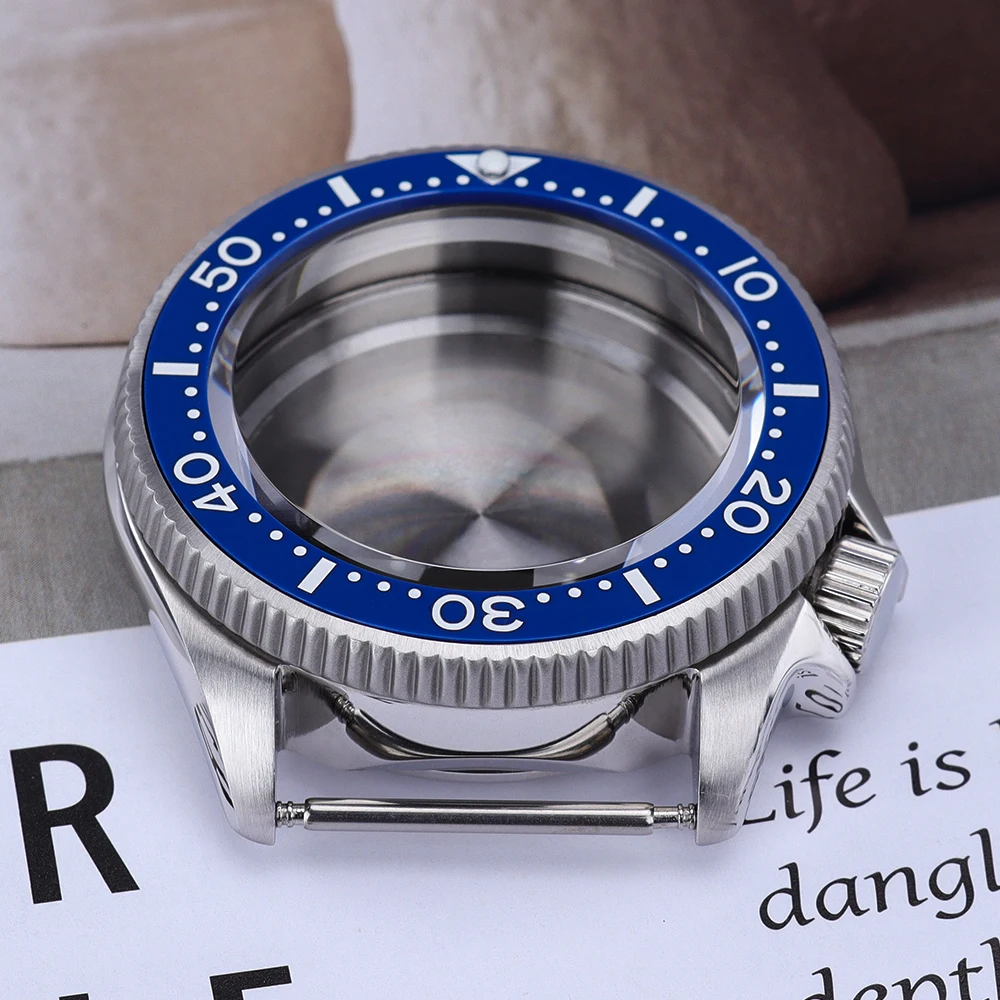 Picture 6: 38mm SKX013 Watch Case Accessories Sapphire Crystal For Seiko NH34 NH35 NH36 NH38 4R Movement 28.5mmDial 120Clicks Ceramic Bezel