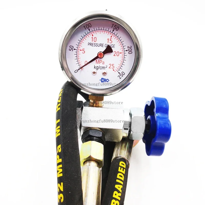 Hydraulic Accumulator Charging Tool, CQJ-16 CQJ-25 CQJ-40 Nitrogen Charging Accessory, M14×1.5 Thread Gas Charging Valve