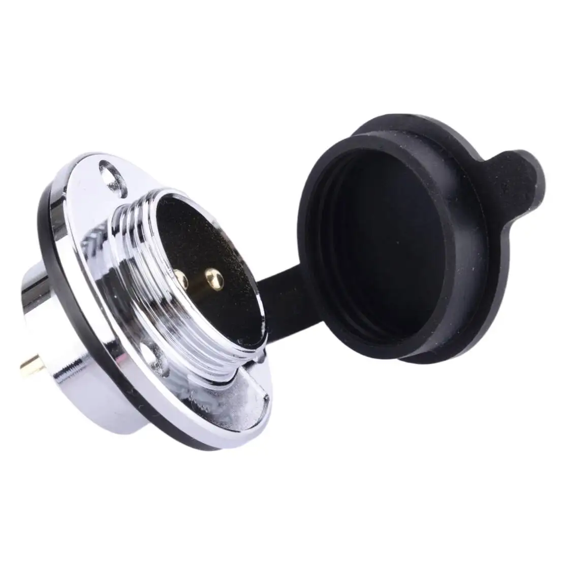 Heavy Duty 25mm Boat Sailboat Marine Grade Waterproof 2 Pole Deck Power Electrical Connection Plug Connector Adapter 12/24V