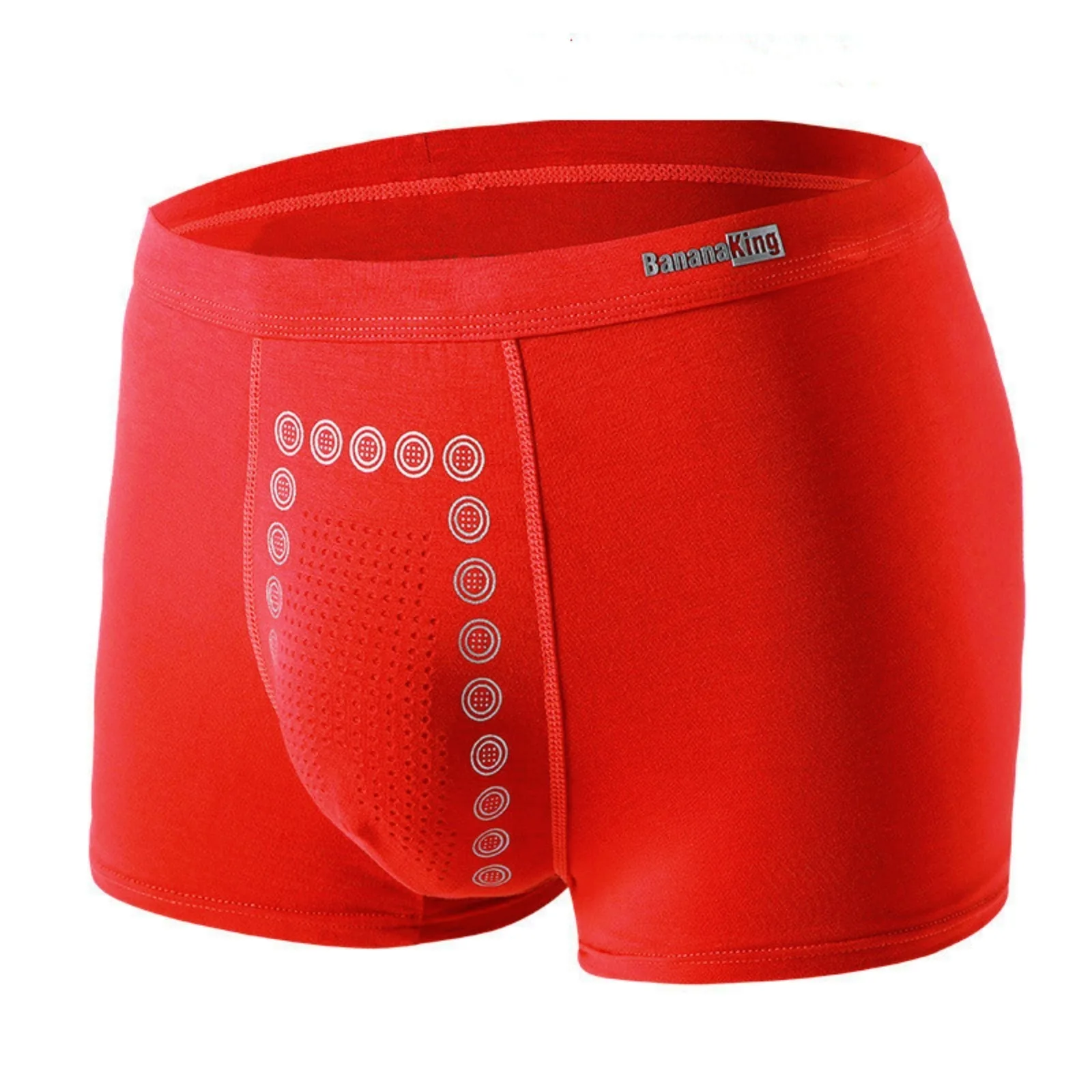 Men's Sports Underwear Breathable Cotton Quick-Dry Boxer Briefs Anti-Slip Waistband & Pouch Support for Gym Running Daily Wear