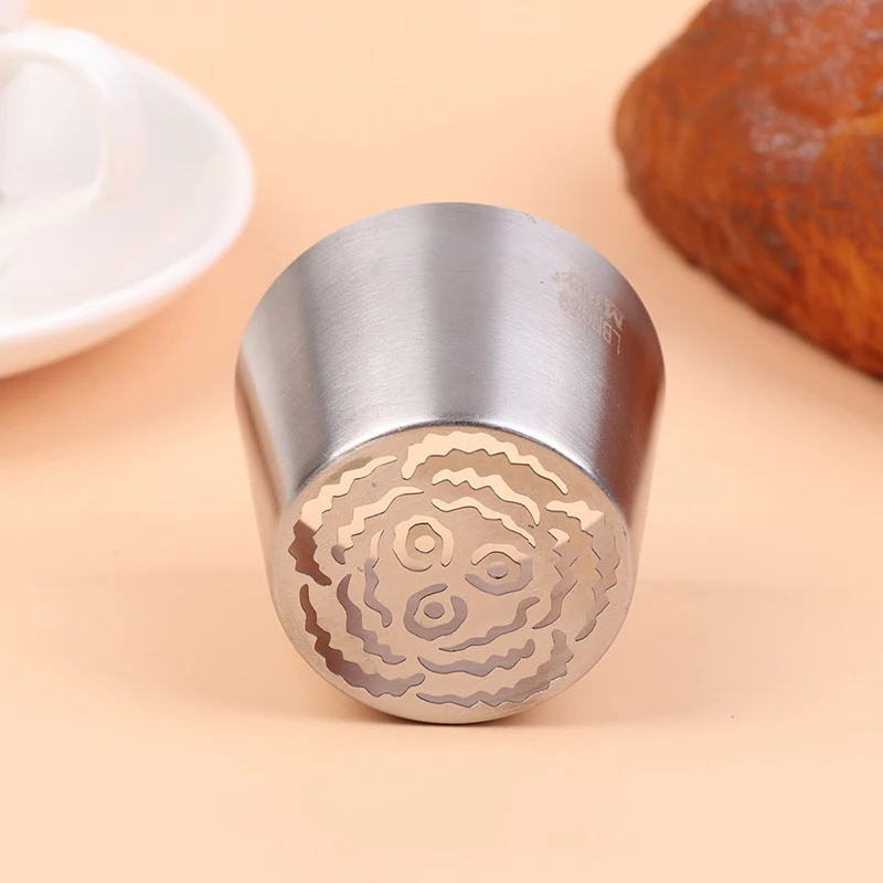 Punta de glaseado de flor bonita rusa de acero inoxidable SL49, punta de boquilla para pastelería, herramienta de decoración de pasteles DIY, utensilio de cocina para hornear, 1 ud.
