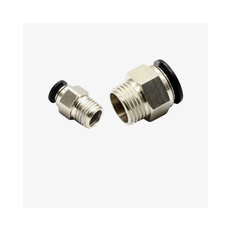 Pneumatic Air Pipe Fittings With Thread Quick Connector Accessories 8mm Quick Plug Straight Fittings For Pneumatic Tubing System