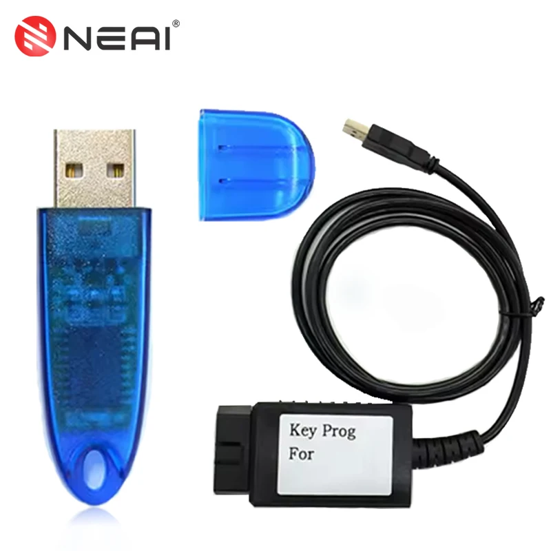 NEAI Key Programmer FNR 4 IN 1 With USB Dongle For Ford Renault Nissan Vehicle Programming By Blank Key No Need Pin Code English