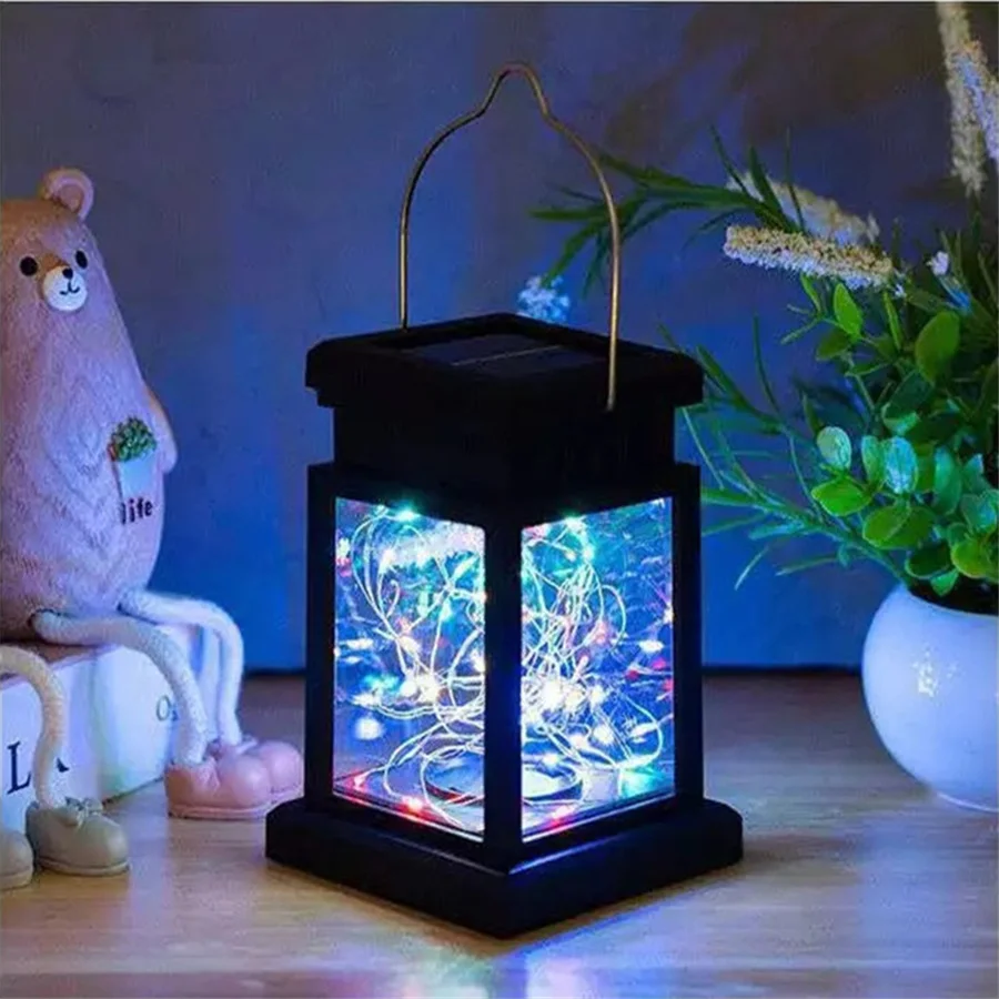 

PAMNNY Solar Led Palace Light Outdoor Waterproof Portable Camping Hanging Landscape Lawn Lamps For Park Patio Garden Decoration