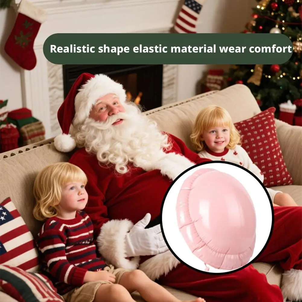 Aufblasbarer schwangerer Bauch, gefälschter Bierbauch, Weihnachten, Weihnachtsmann, Bauch für Halloween, Cosplay, Kleid, Bühnenshow, Rollenspiel-Requisiten