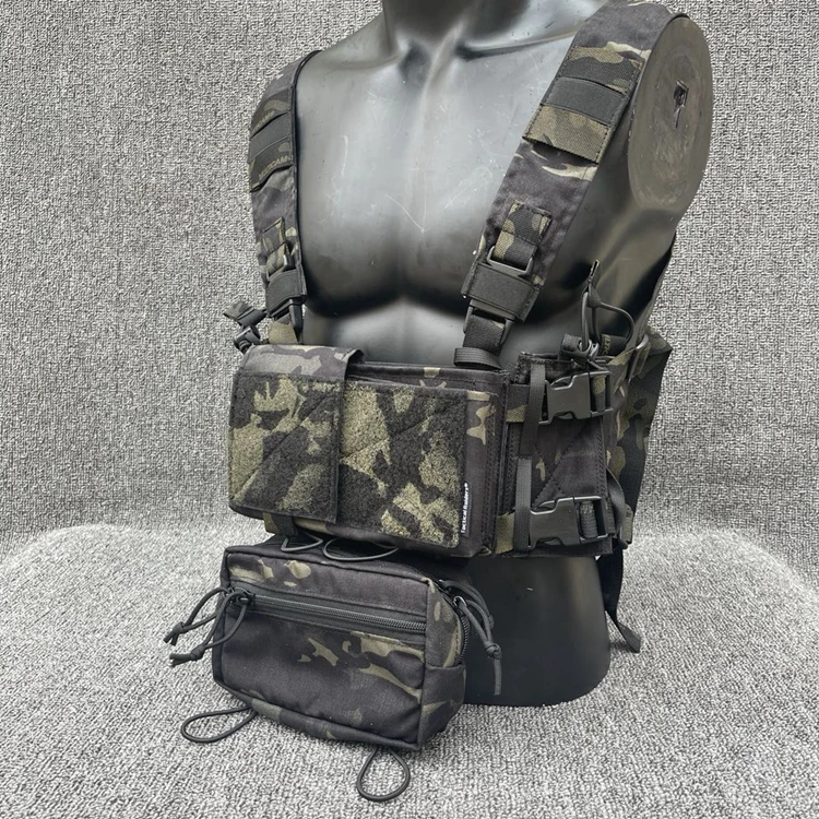 MK3 MK4 Tactical Chest Hanger with Abdominal Bag Battle Vest D3 Belly Bag Hanger MC