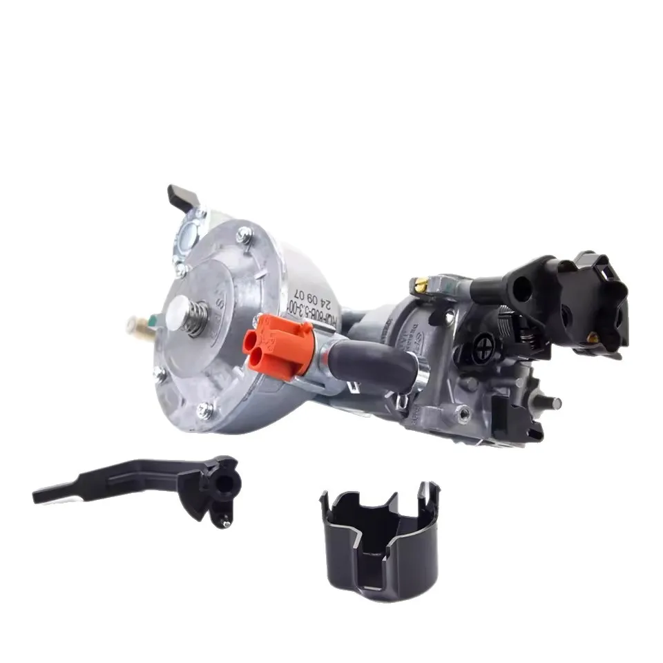 P19B Dual Fuel Carburetor for 168F 170F Engine Models with Red Knob for 6.5HP Inverter Generator For LPG Petrol
