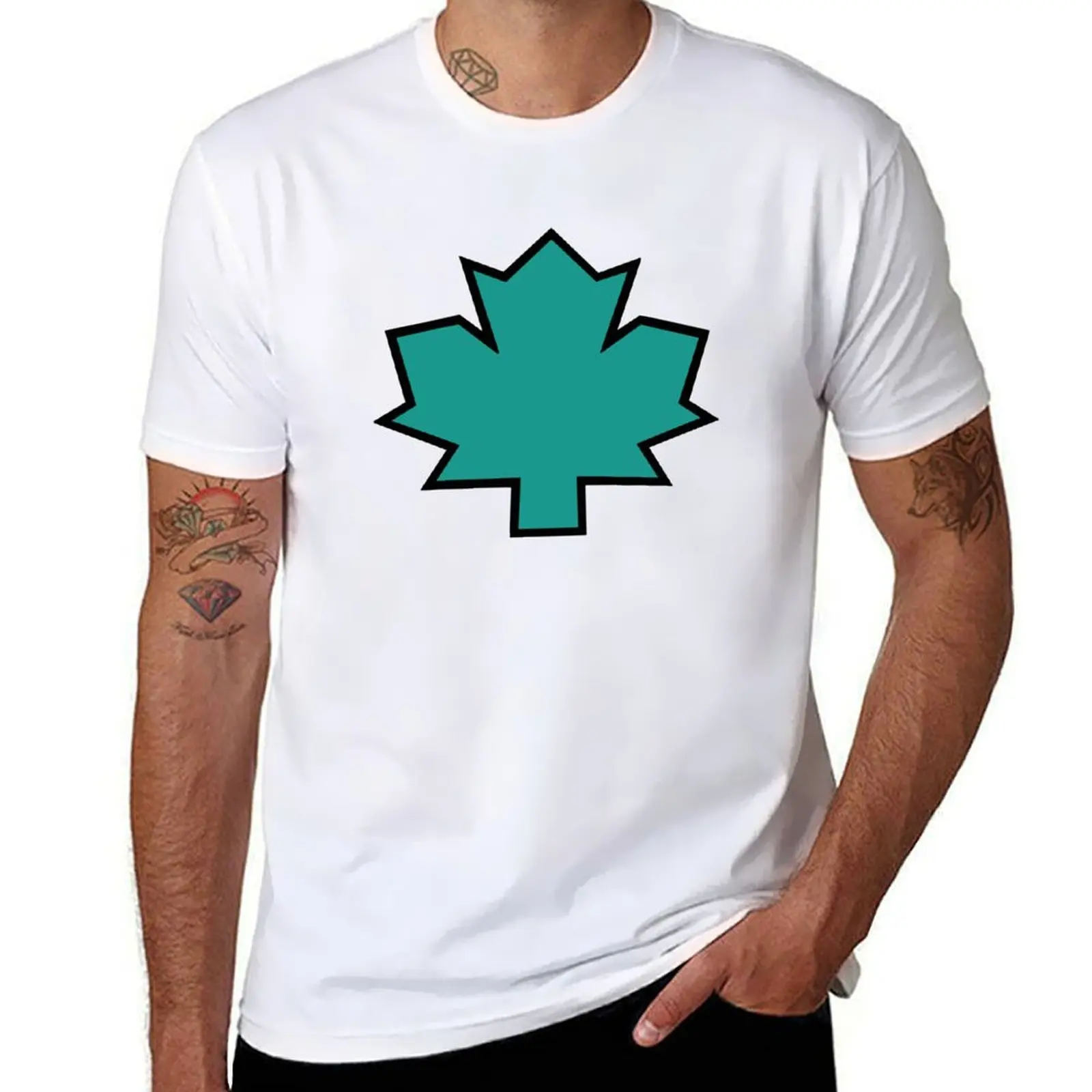 

Total Drama Island Owen Maple Leaf Emblem T-Shirt essential t shirt g man t shirts for men t shirts for man graphic tees T-shirt