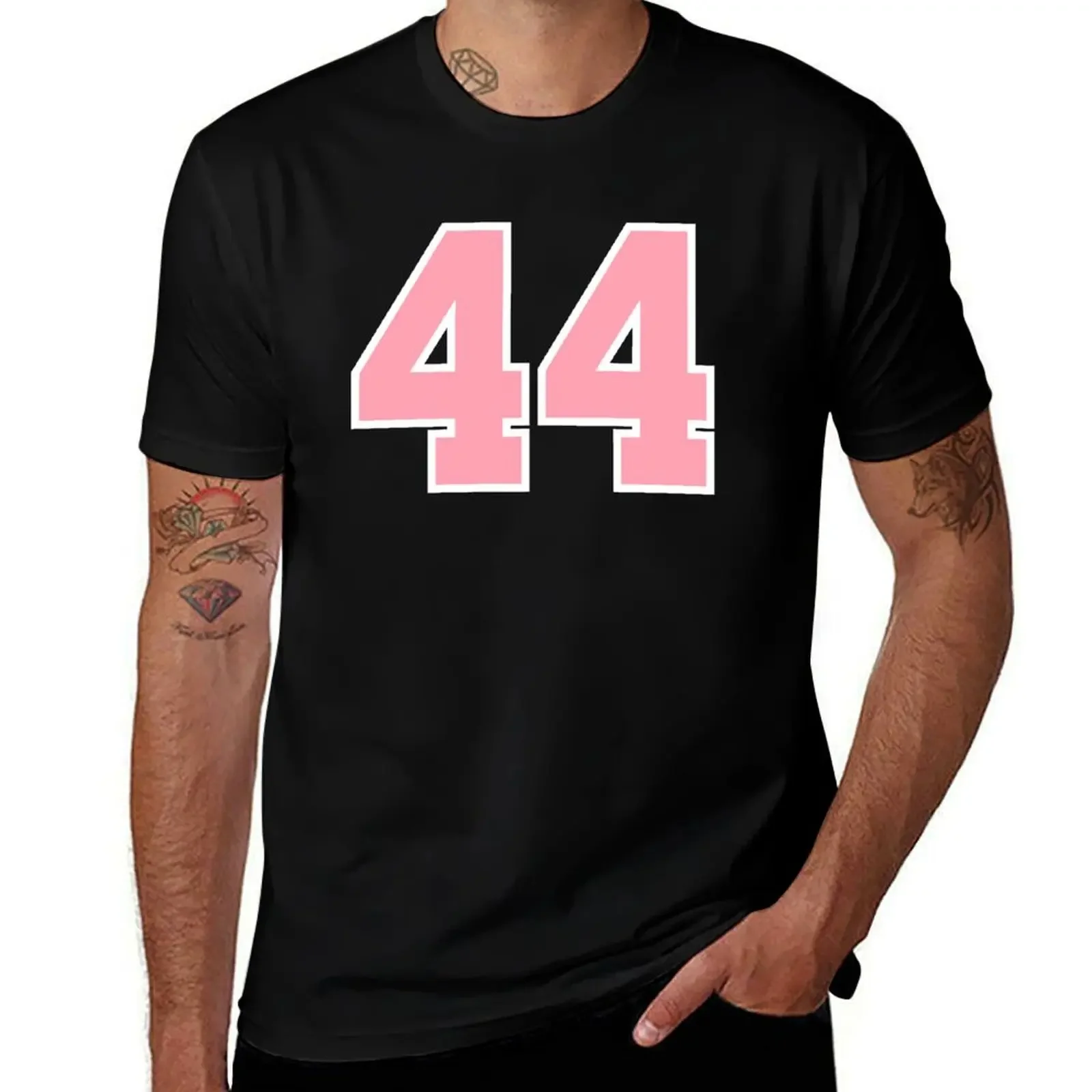 44 Number Forty Four six Girls Jersey T-Shirt funny shirt cotton funny meme t-shirts plain sublime tee shirts for men