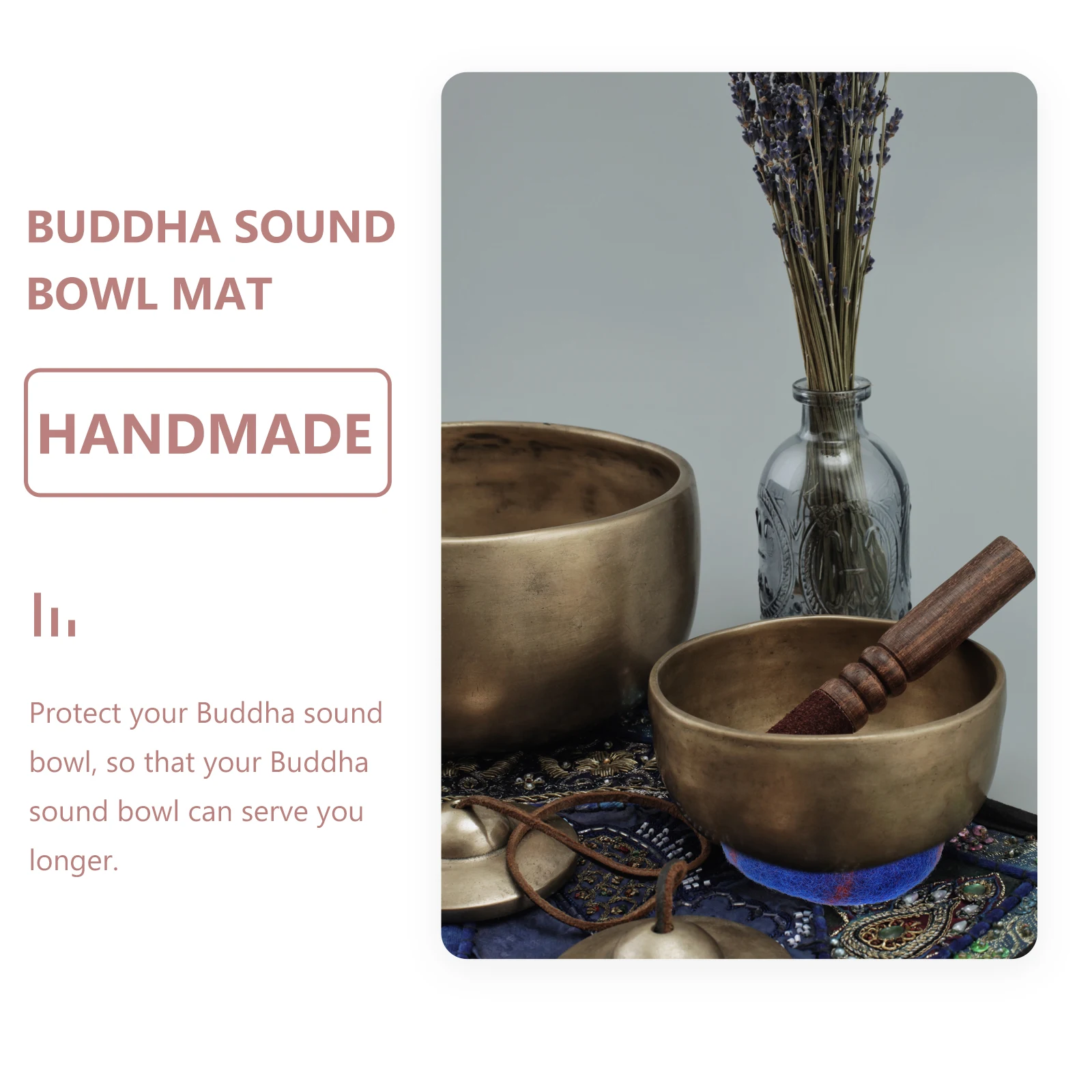 

Premium Wool Felt Cushion For Buddha Sound Bowl And Comfort