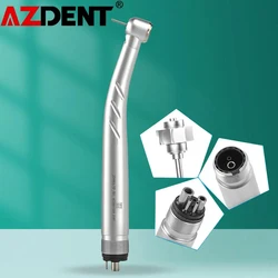 2/4 löcher Azdent Dental LED High Speed Handstück E-generator Integrierte Standard Kopf Push Button 3 Wasser Spray JD008A-SP