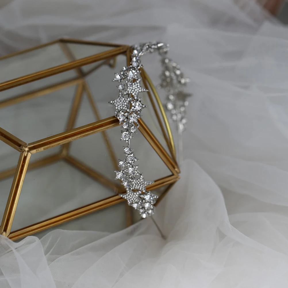 

Stunning Rhinestone Hair Hair Jewelry Headband Accessories Design for Girls Wedding Celebrations