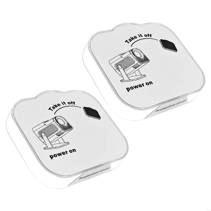 Hy320 미니 프로젝터 용 T5EA 플라스틱 렌즈 캡은 먼지 및 긁힘 렌즈 커버로부터 보호합니다.