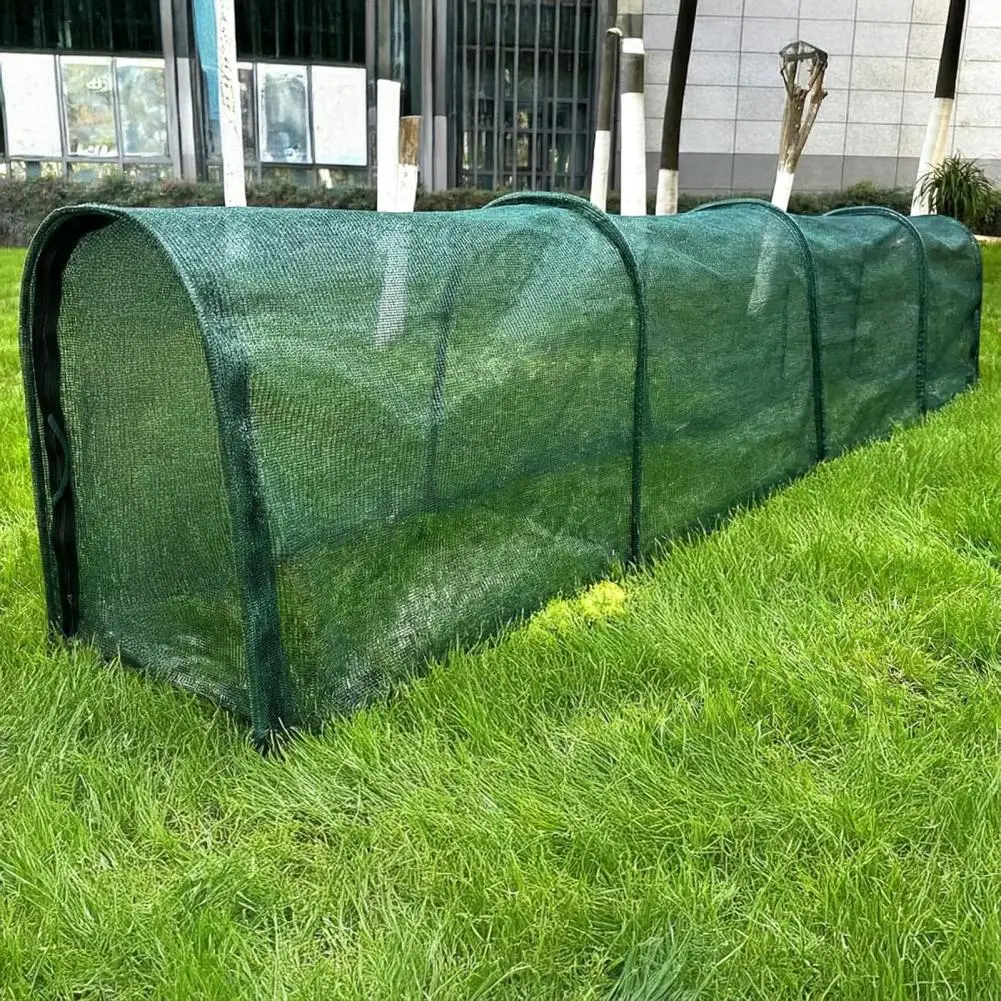 Portable Chicken Tunnel for Yard Outdoor Poultry Run Fence Foldable Chicken Tunnel Portable Poultry Run Predator Proof Outdoor