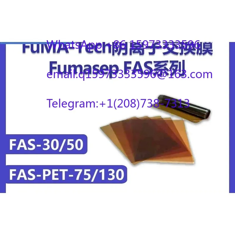 FAS-30/50/PET-75/PET-130 Anion Exchange Membrane and Ion Selective Membrane for Water Treatment Applications