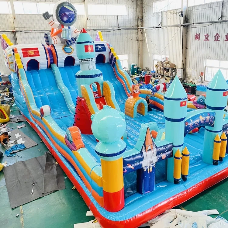 

Commercial Princess Theme Infinity Deluxe Water Park Giant Inflatable Water Slide