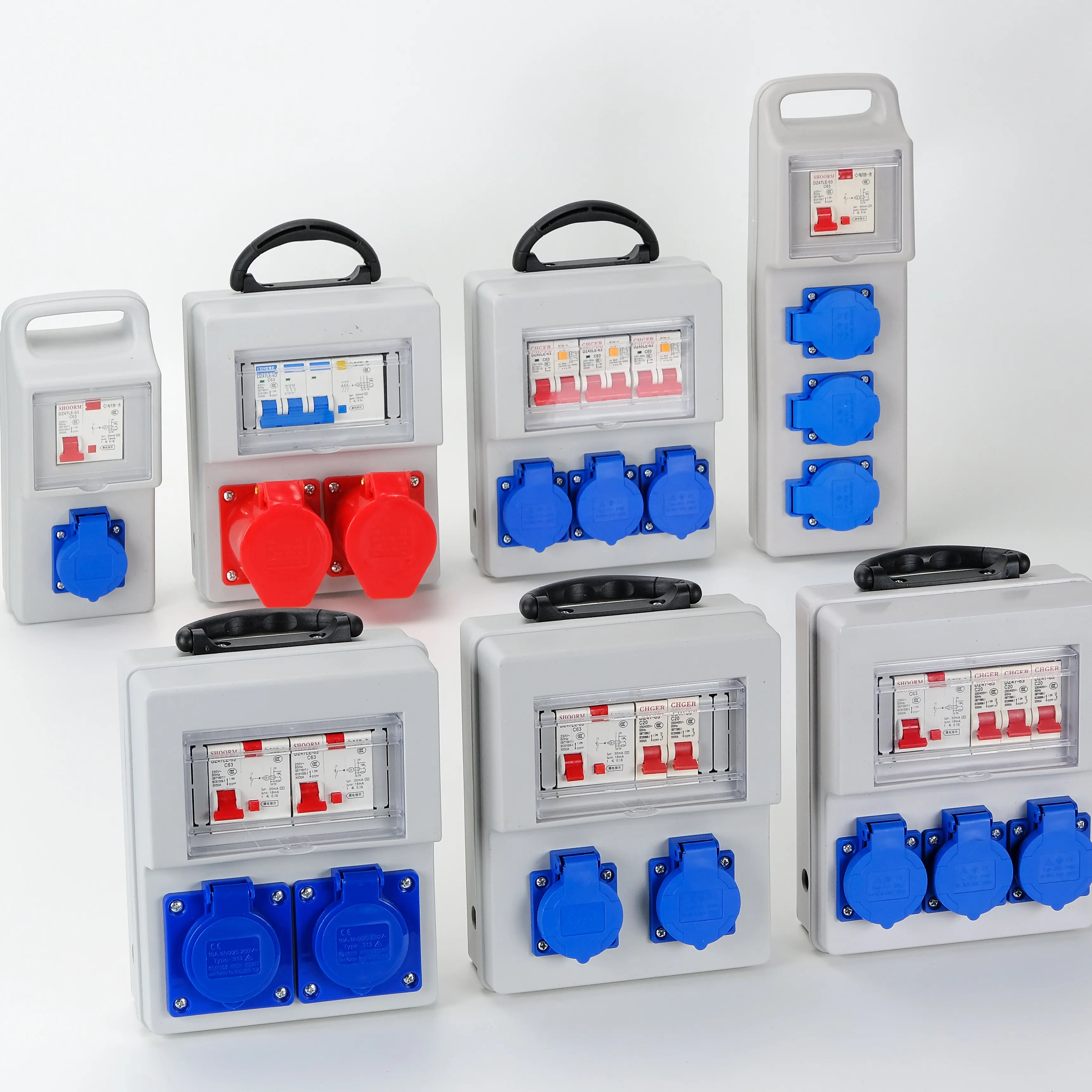 Portable Mobile Temporary Construction Site Three-level Small Distribution Box Box Leakage Protection Industrial Explosion-proof