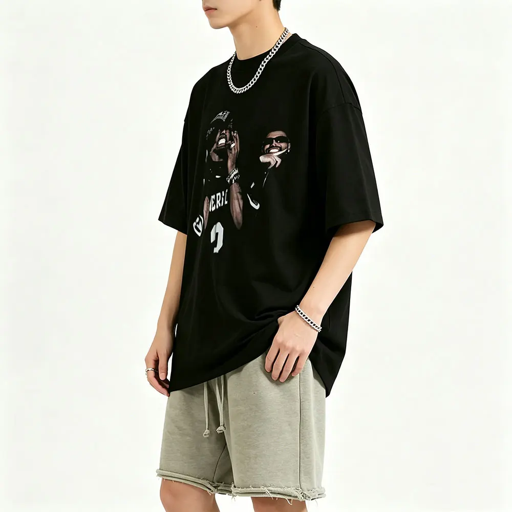 Rapper Playboi Carti with The Weeknd After Hours Til Dawn Tour 2026 T-shirt Men Women Hip Hop Fashion Oversized Crewneck Tshirt