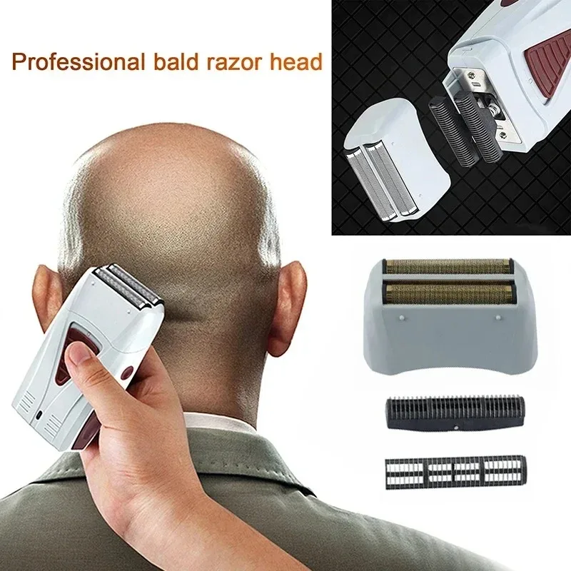 Professional Electric Shaver Foil Replacement Floating Shaving Cutter Head Set For Andis 17260/17155 LK2208 Shaver Accessories