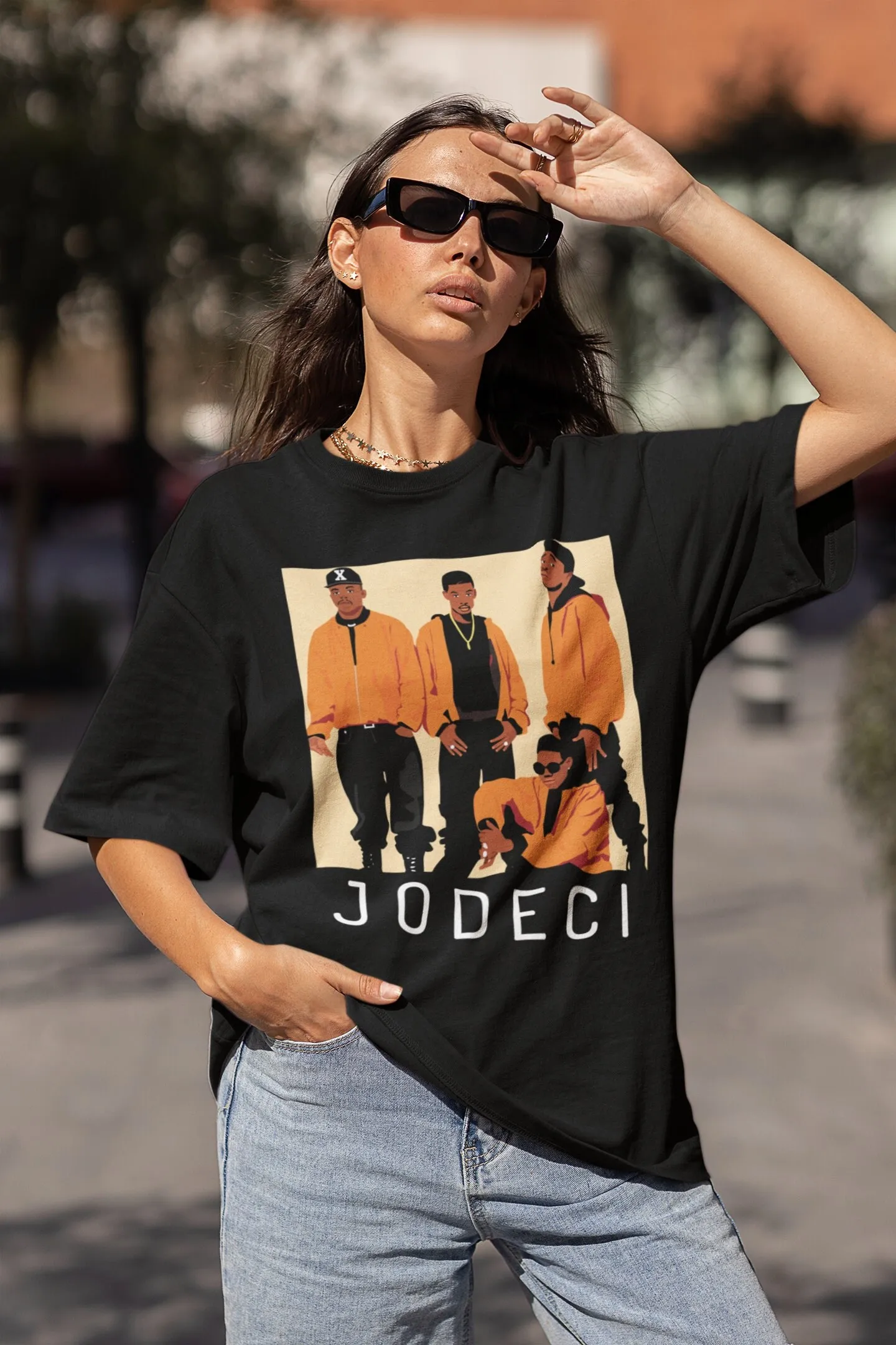 Jodeci T Shirt Oversized 90S R B 90'S Rnb Retro Music