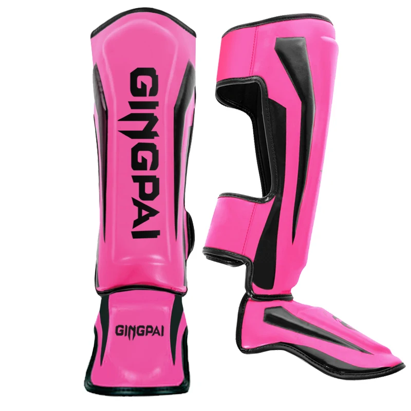 

Muay Thai leg guard Sanda fighting with foot back shin guard boxing thick combat guard Taekwondo leg guard plate