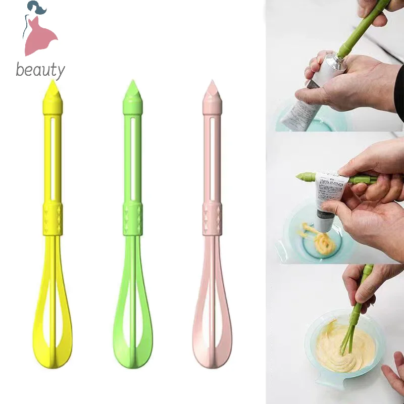 Professional Plastic Hairdressing Cream Whisk Hair Color Mixer Stirrer Hair Dyeing Brush Salon Styling Tools Barber Accessories