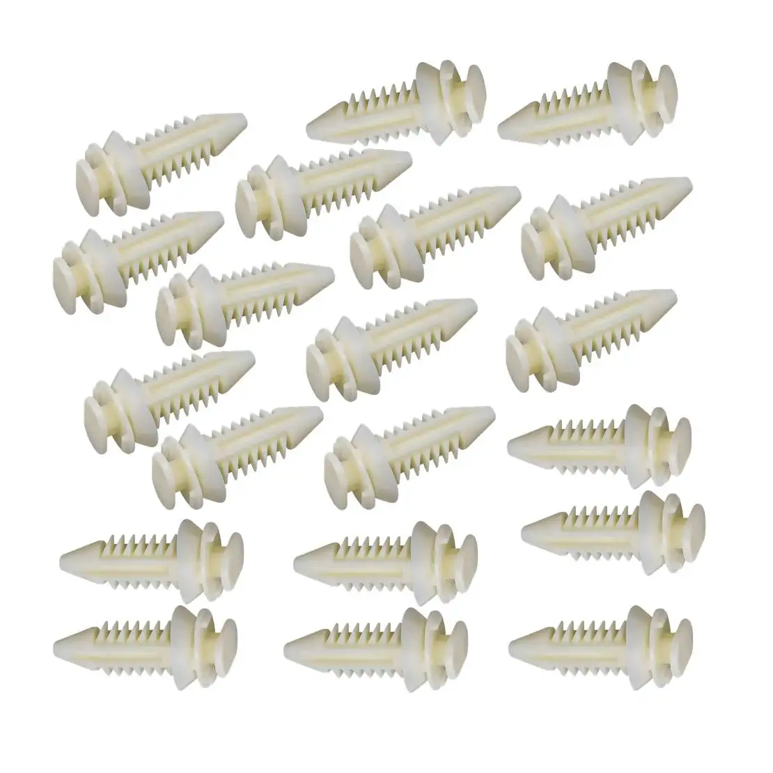 

15545202 15612948 15607165 15953247 20 шт. фиксаторы обшивки внутренней двери, зажимы, подходят для Chevrolet Silverado GMC, бежевый нейлон