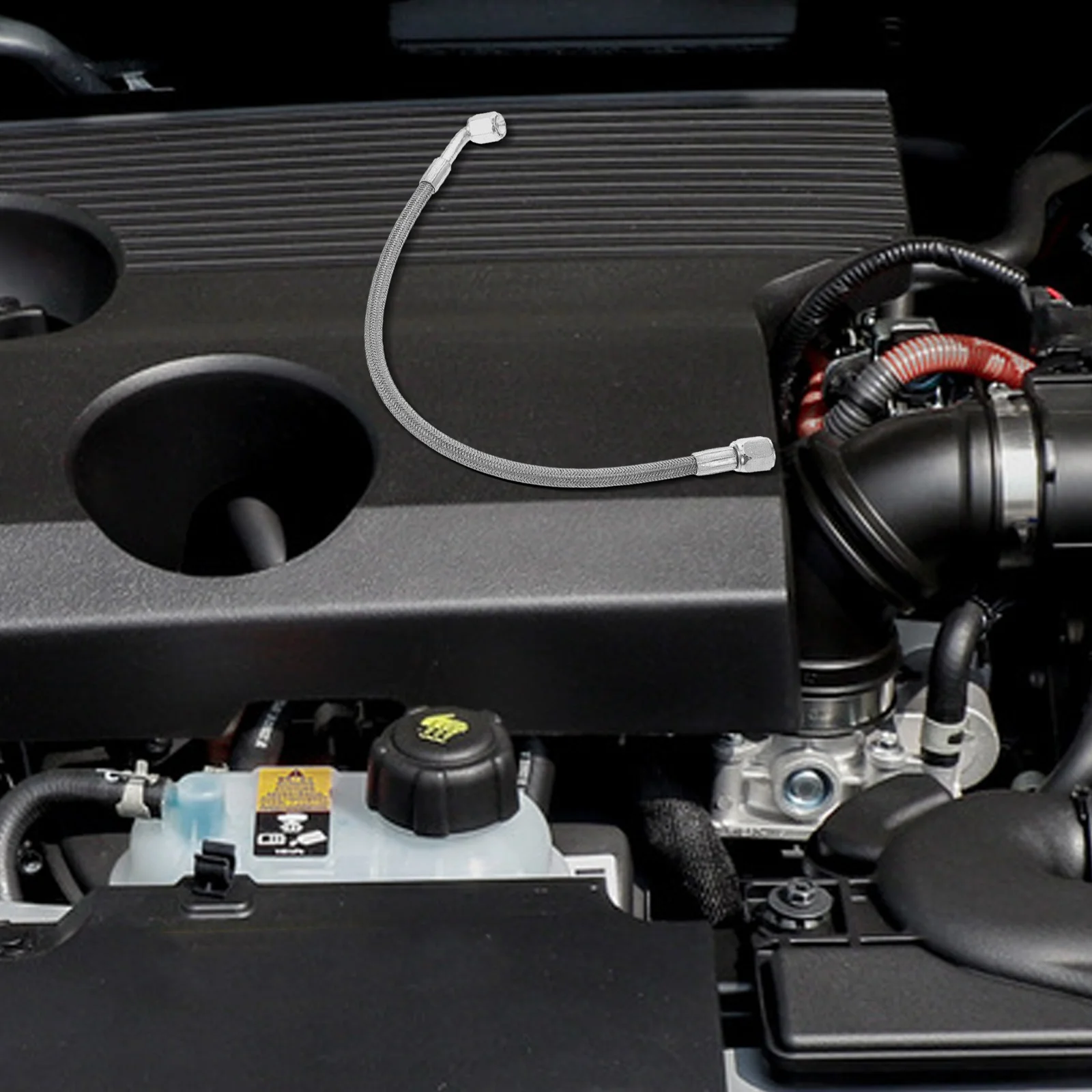 Tubo interno trançado de óleo turbo 4an ptfe, resistência de alta pressão, lubrificação estável, acessórios automotivos