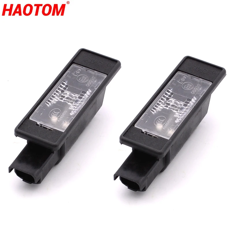 2PCS Car License Plate Light For Peugeot 106 1007 207 307 308 3008 406 407 508 806 CITROEN C2 C3 C4 C5 C6 DS3 6340G3 6340F0