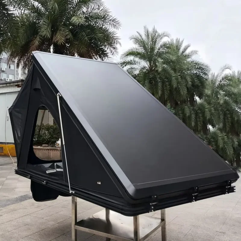 Overland 4x4 270 Awning Shower Bath Tent Roof Top Tent Aluminum Hard Shell Top Rooftop Tent for Car Vehicles SUV Truck