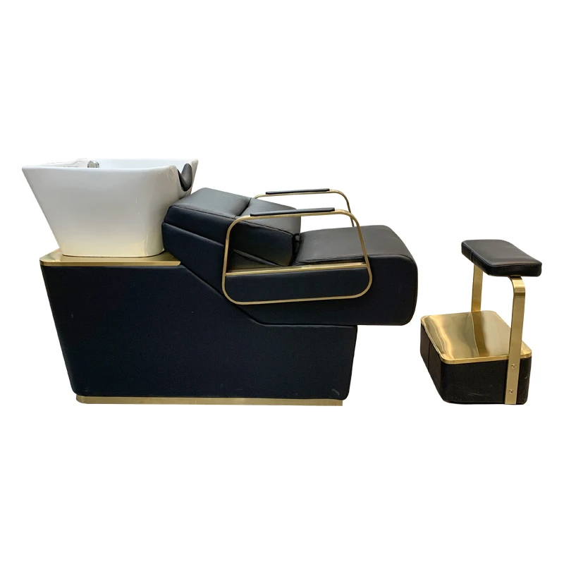 

Shampoo Chair Hair Saloon Dedicated Stainless Steel Hairdressing Flushing Bed