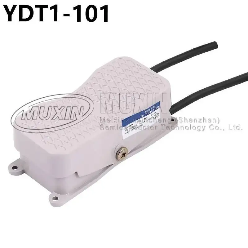 Foot Switch Pedal Push Button Controller YDT1-20 101 Reverse With Wire Aluminum Case Double Control Single Three Phase Motor 220