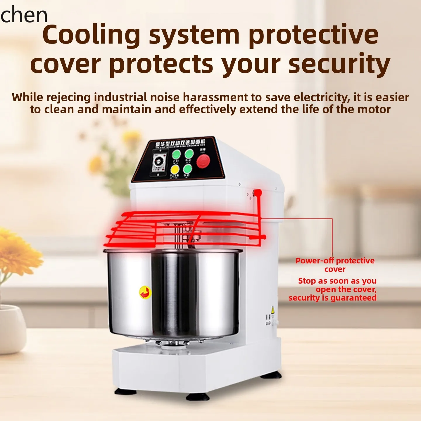 ZML Commercial Double Action ความเร็วคู่การแปลงความถี่ขนาดใหญ่อัตโนมัติเครื่องนวดแป้งเครื่องผสมแป้ง