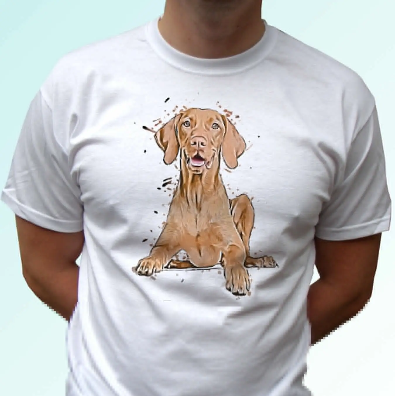 Hungarian Vizsla t shirt tee wirehaired dog top gift mens womens kids baby sizes