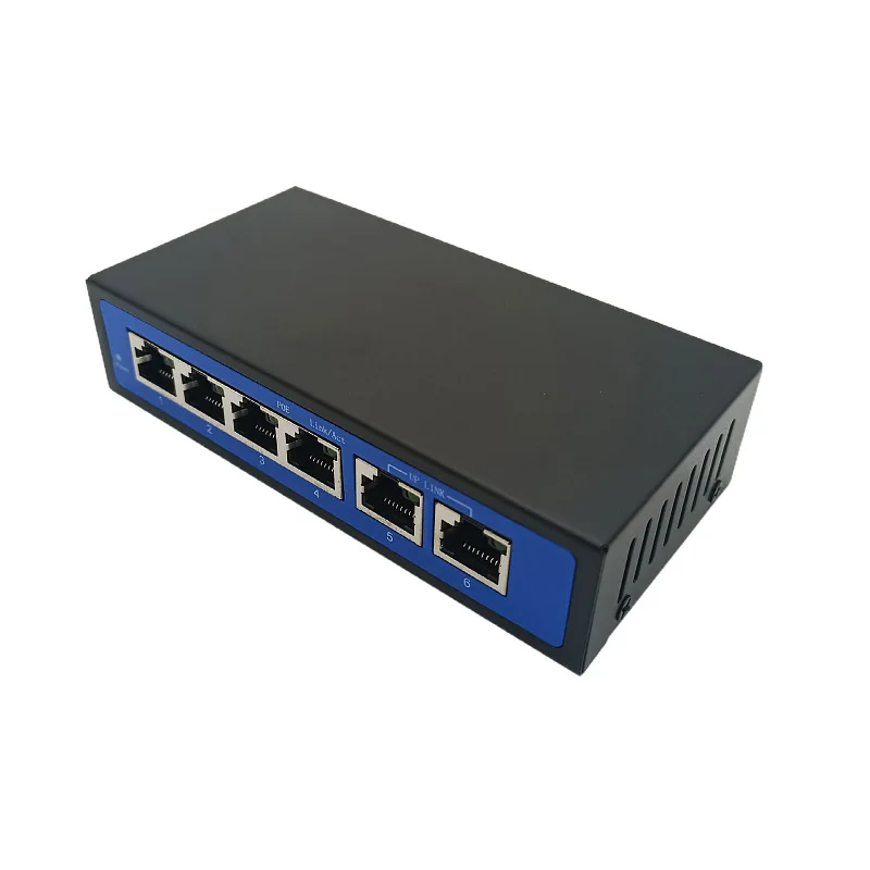 Poe Switch Voeding Dock Netwerk Monitoring 10m 100M 1000M 4 Poort 8 Poort Gigabit Snelle Ethernet Switch Converter Splitter Hub