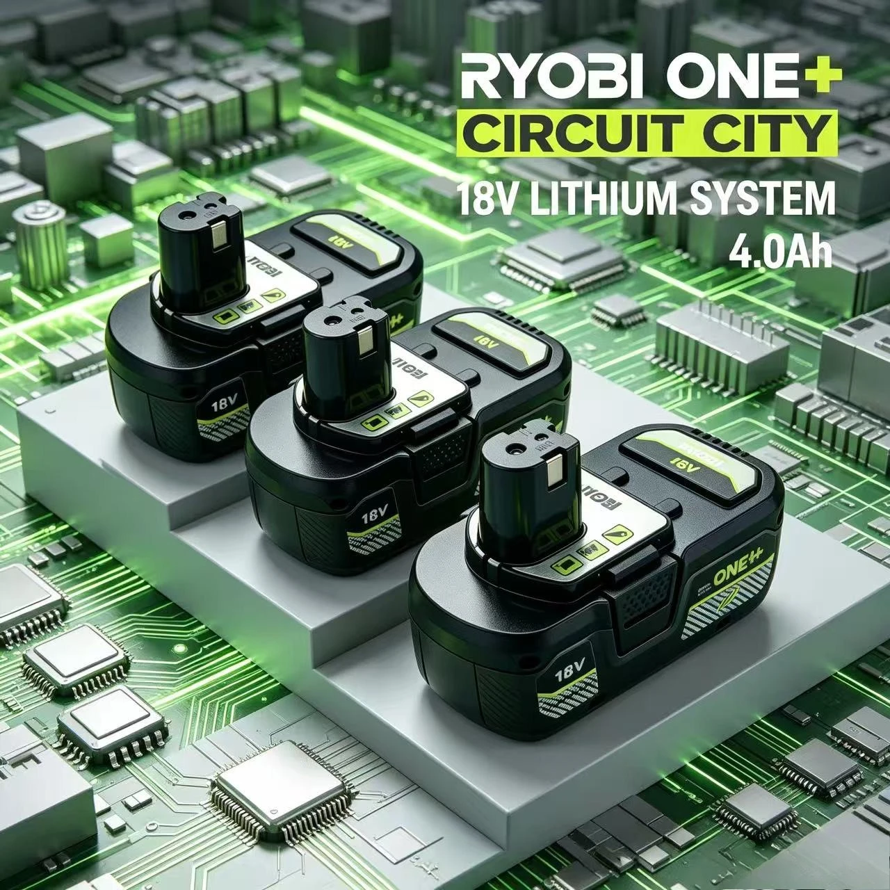 RYOBI One+ 18V 4.0Ah 6.0Ah 8.0Ah Lithium battery P108 RB18L60 RB18L80 High Energy Density Replacement Battery For Circular Saw