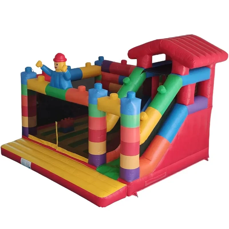 Commercial Outdoor Indoor Children's Bouncy Castle Combination Inflatable Bouncy Bed Slide Integrated Factory Custom Size