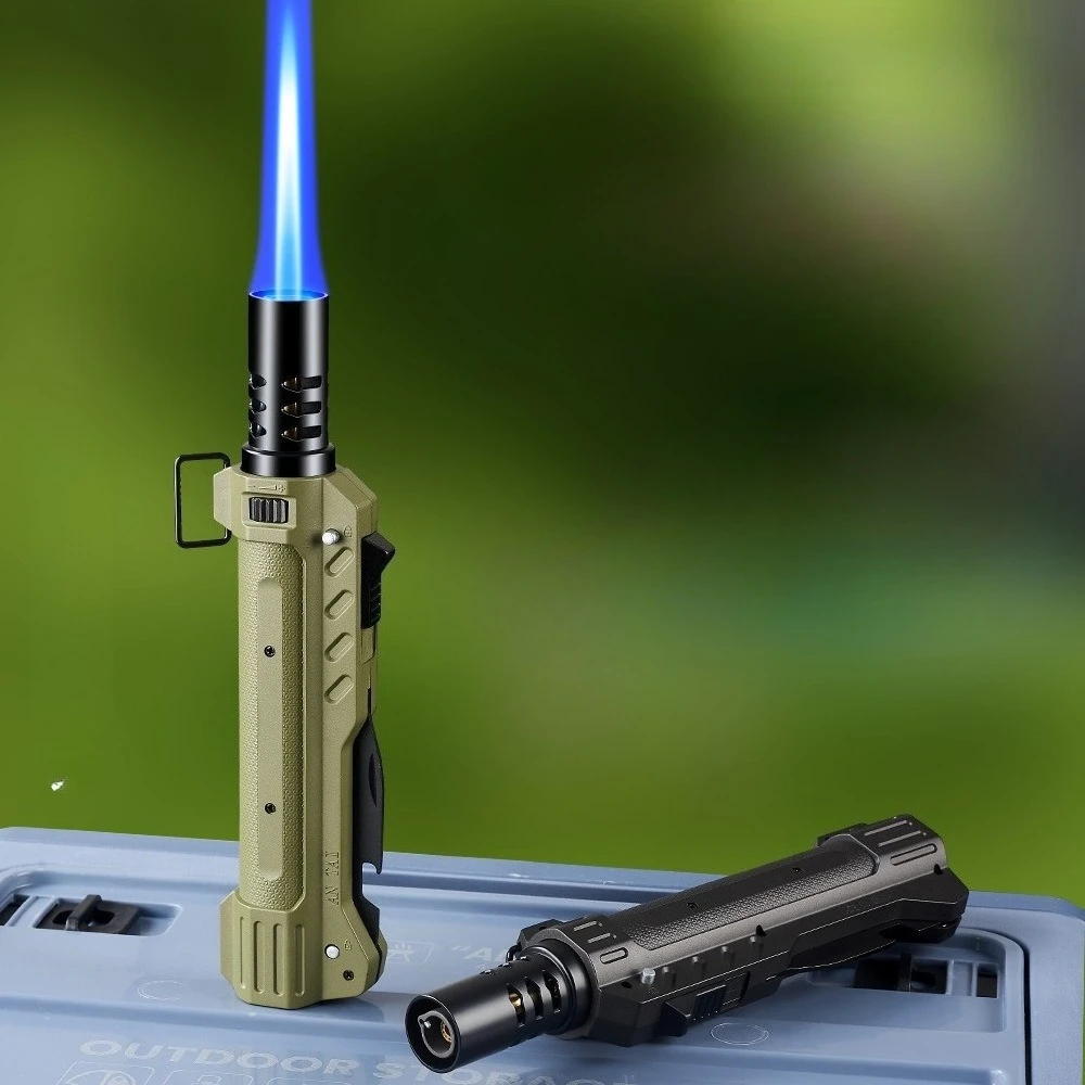 Outdoor Multi-functional High-power Spray Gun, Windproof Direct Igniter, Essential Handheld Flamethrower for Camping