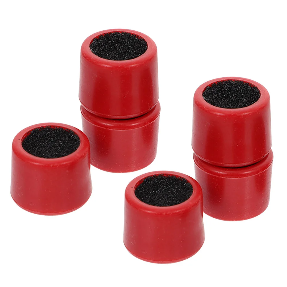 

6Pcs Plastic Cue Tip Shaper for Pool Cues Multi-Functional Billiard Tool Double-Sided Sander for Maintaining Cue Tip Shape and