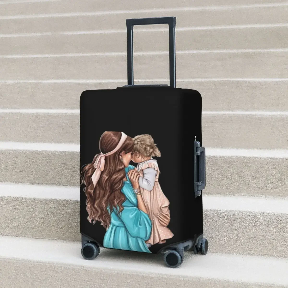 Mother Art Suitcase Cover Flight Girly Useful Luggage Accesories Business Protector